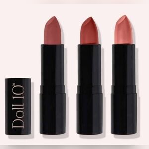 DOLL 10 PROVEN BEAUTY SOLUTIONS KISSES AND COMPLIMENTS LIPSTICK SET NIB